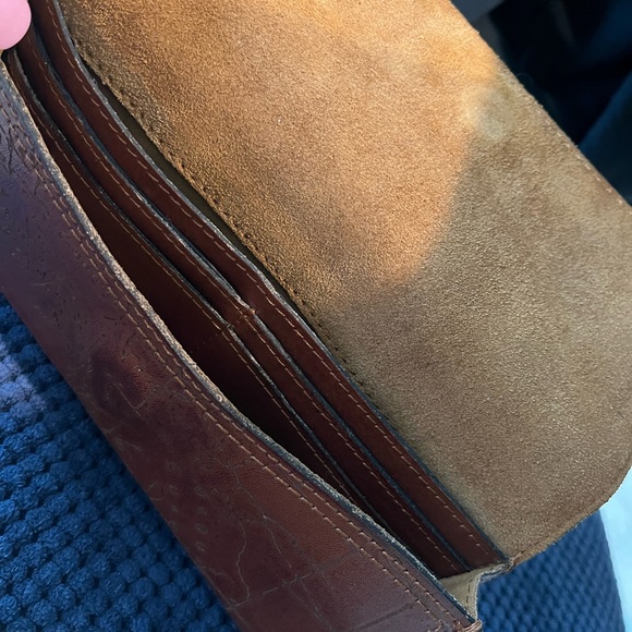 Patricia Nash Map Purse and wallet 100% full grain leather - Picture 2 of 3